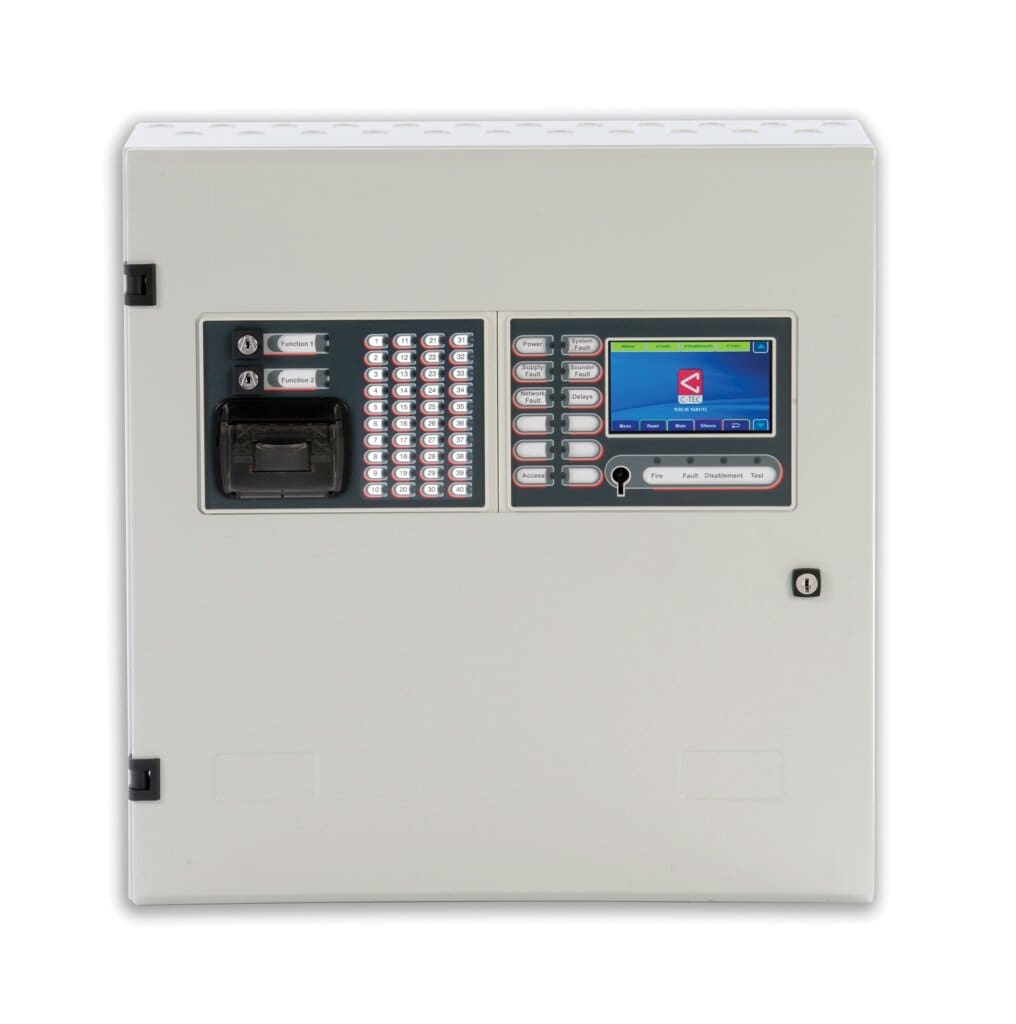 ZFP Touchscreen Controlled Addressable Fire Panel (Standard Cabinet ...